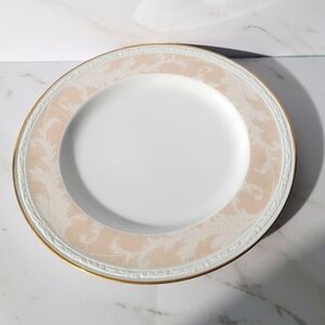 NWT Noritake Oakleigh Salad Plate Pink White Scapes